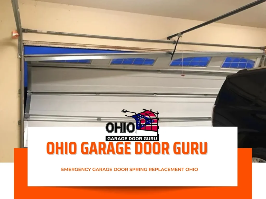 Garage Door Spring Replacement in North Baltimore, Ohio