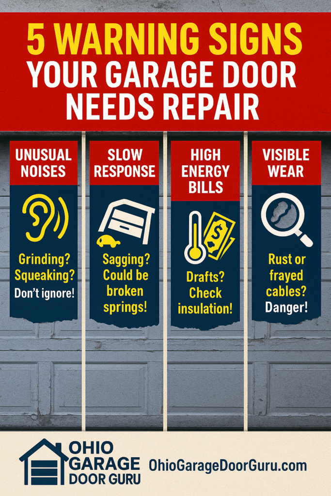 5 Signs Your Garage Door Needs Immediate Repair