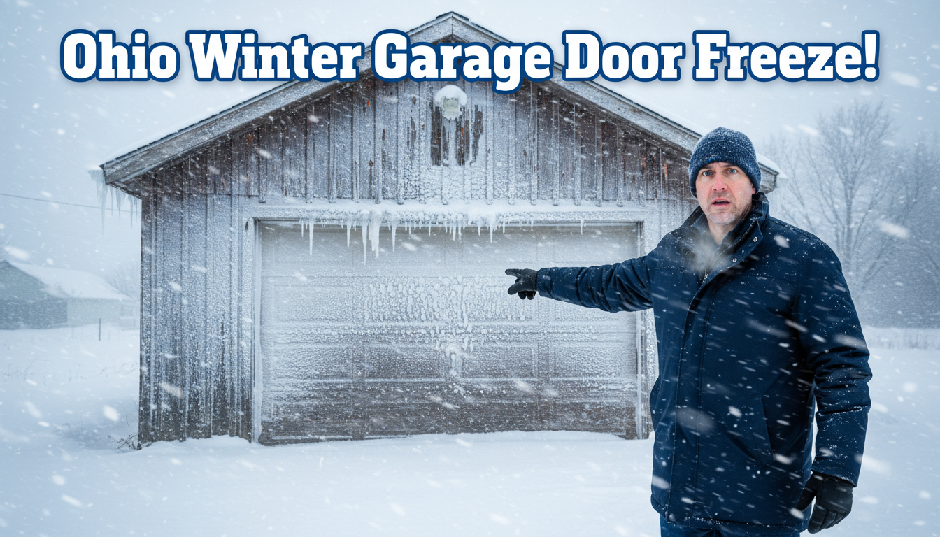 Why Garage Doors Freeze in Ohio Winters