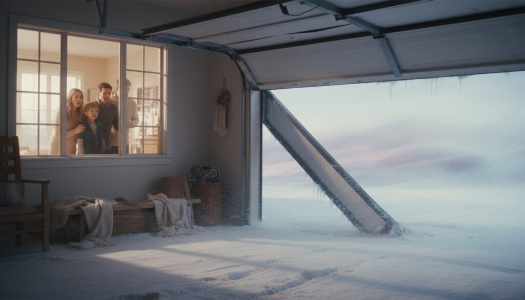 Winter Garage Door Safety How Cold Weather Affects Springs, Sensors & Your Home