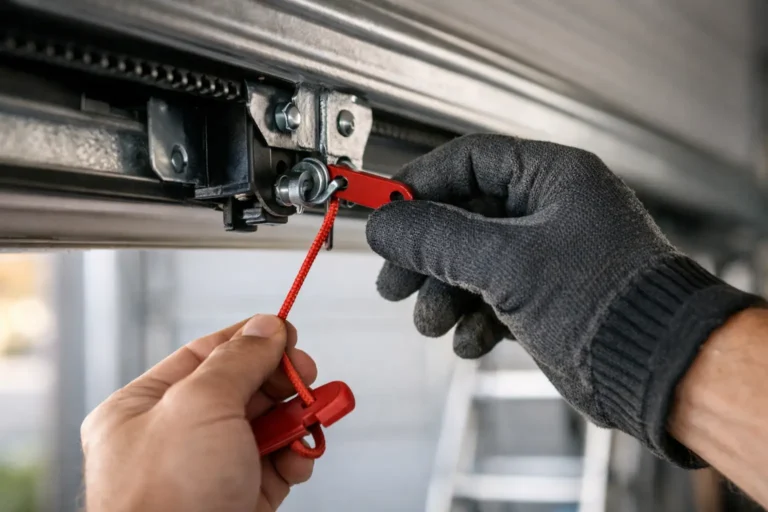 How to Reattach Emergency Garage Door Safely