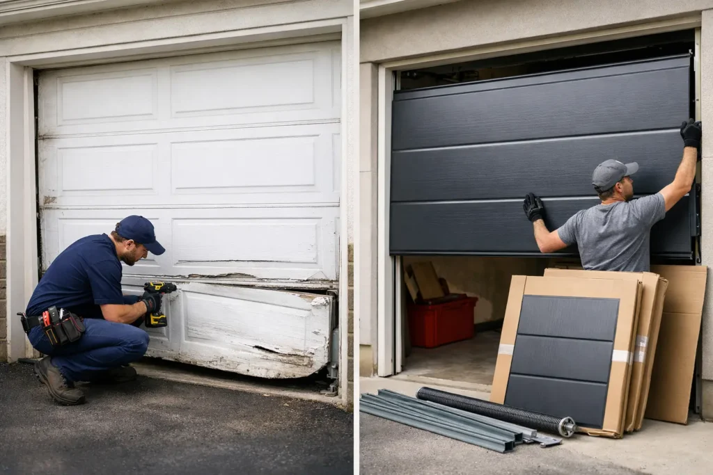 Repair or Replace Garage Door?
