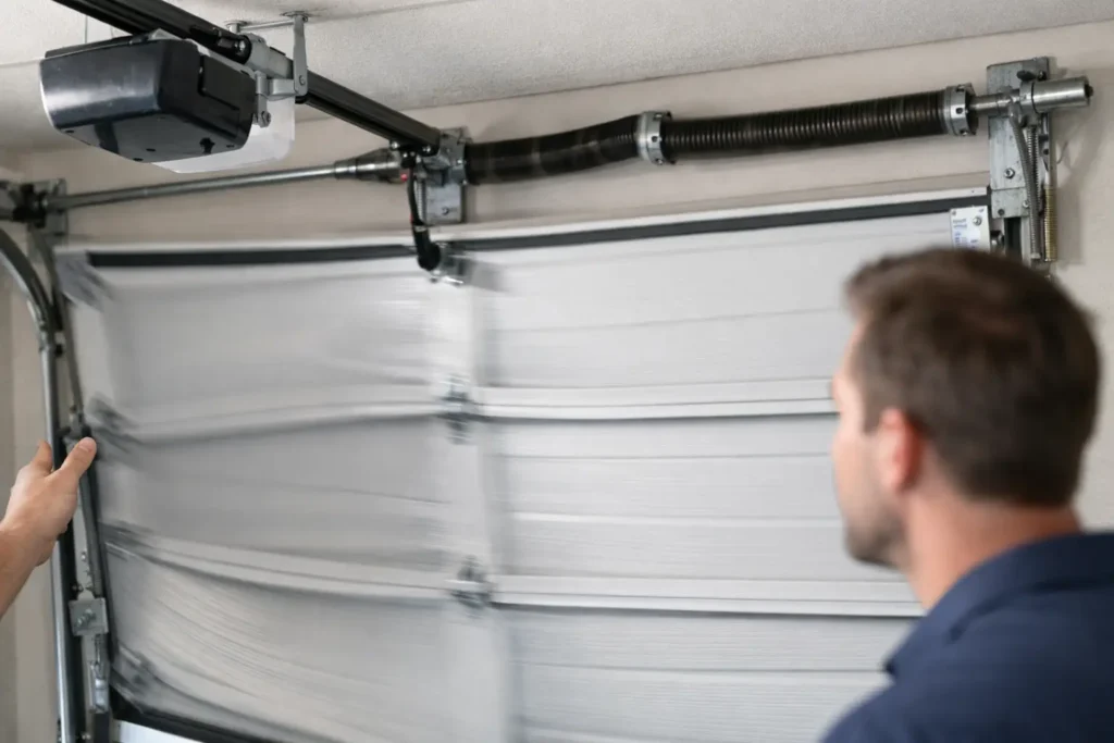 Why Is Garage Door Shaking? Common Causes