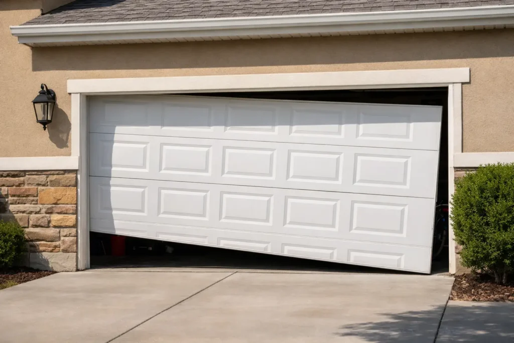 Why Is My Garage Door Crooked?