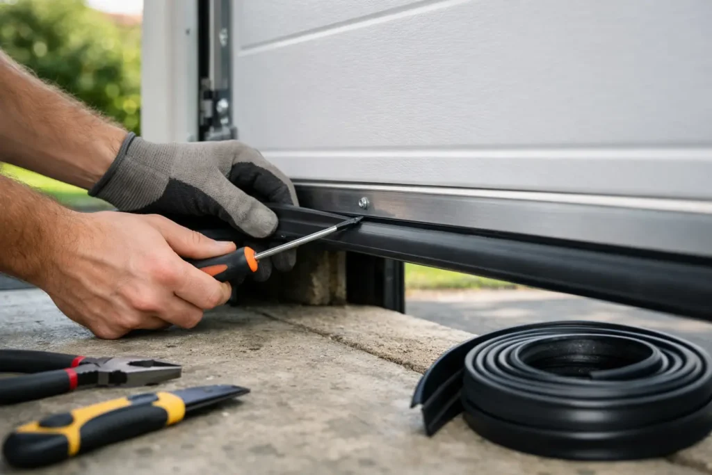 Garage Door Weather Seal Repair Guide