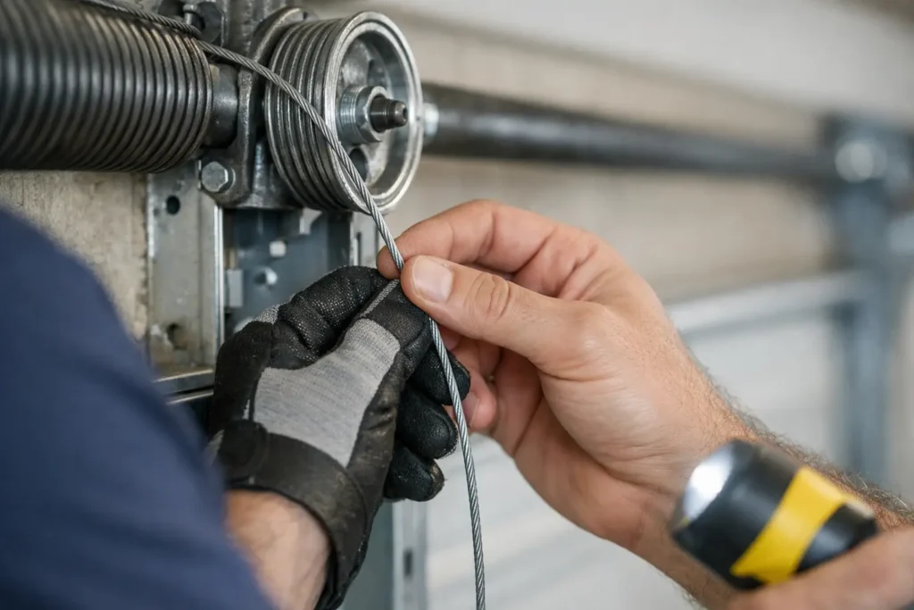 How to Inspect Garage Door Cables Safely