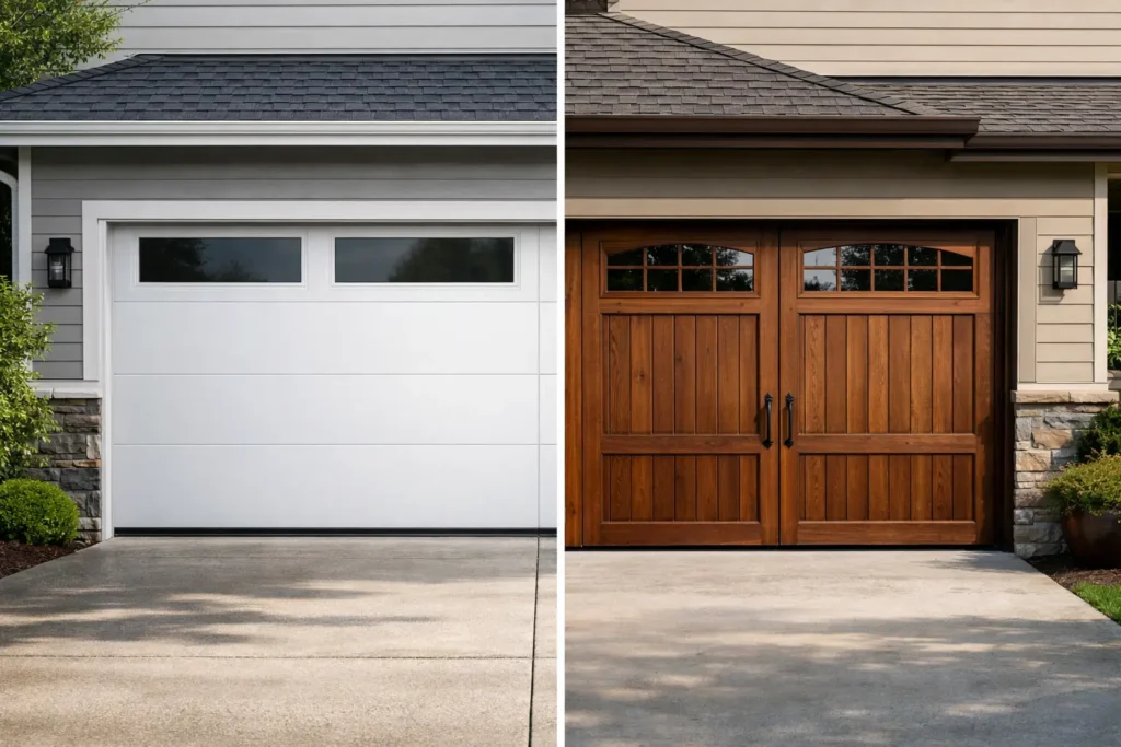 Steel Versus Wood Garage Doors: Which Fits?